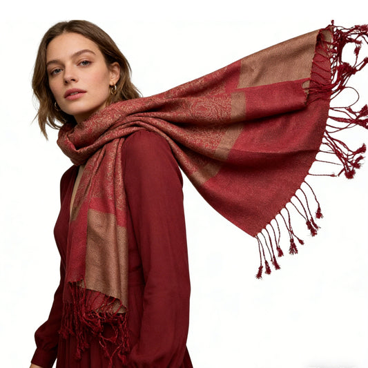 Ember Jacquard Scarf & Wrap