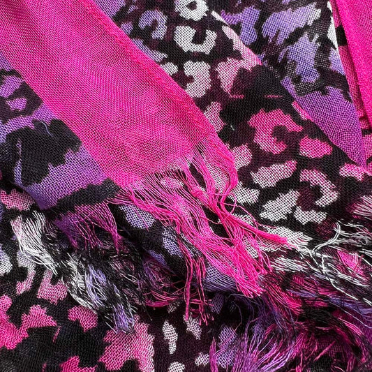 The Aura Knot Print Extra Long Wrap Scarf