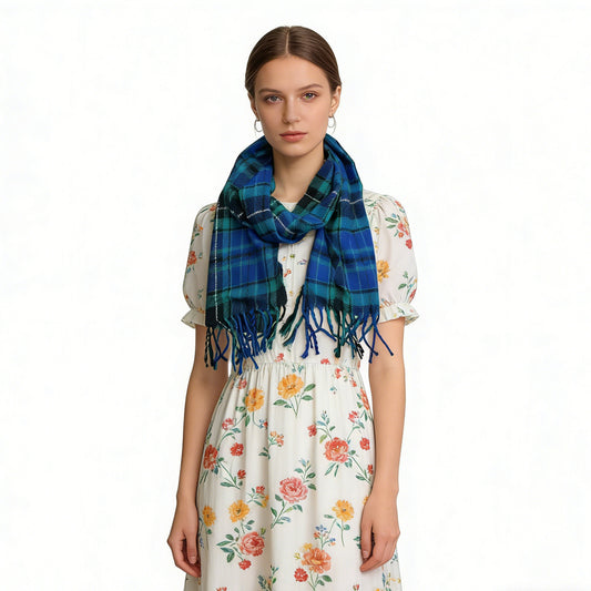 Aura Stripe Scarf & Wrap in Premium Viscose