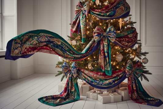 The Scarf as a Christmas Tree Garland Alternative: A Luxe Holiday Décor Revolution