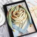 The Magnetic Clasp Square Scarf | Premium Fiber Blend