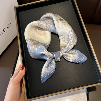 100% Mulberry Silk Versatile Square Scarf