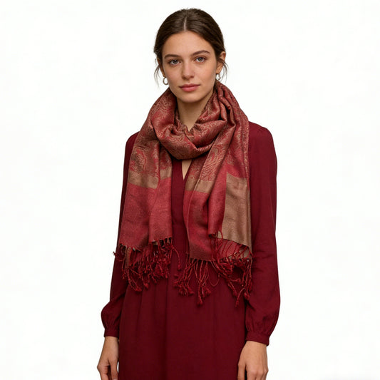 Ember Jacquard Scarf & Wrap