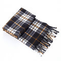 Women's Plaid Velvet Scarf