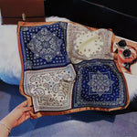 The Magnetic Clasp Square Scarf | Premium Fiber Blend