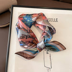 100% Mulberry Silk Versatile Square Scarf