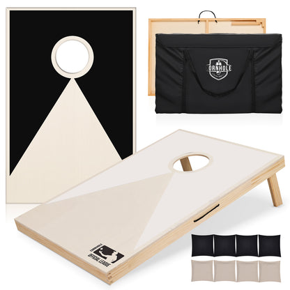 Official Tournament-Size Cornhole Set with All-Weather Bags & Case