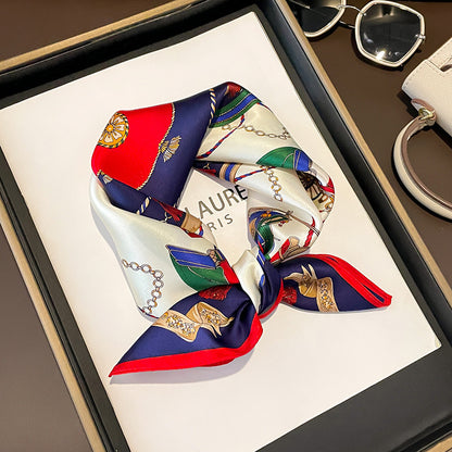 100% Mulberry Silk Versatile Square Scarf