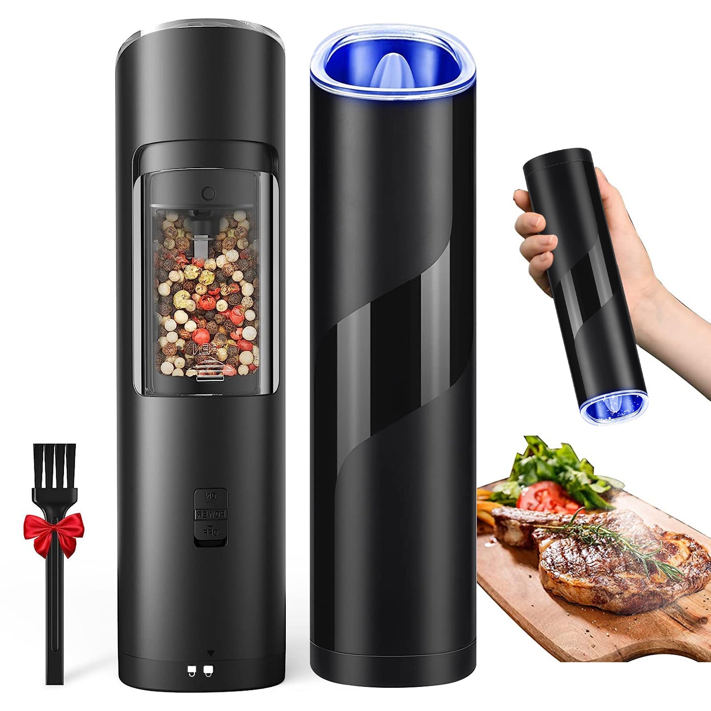 Aura Electric Salt & Pepper Mill