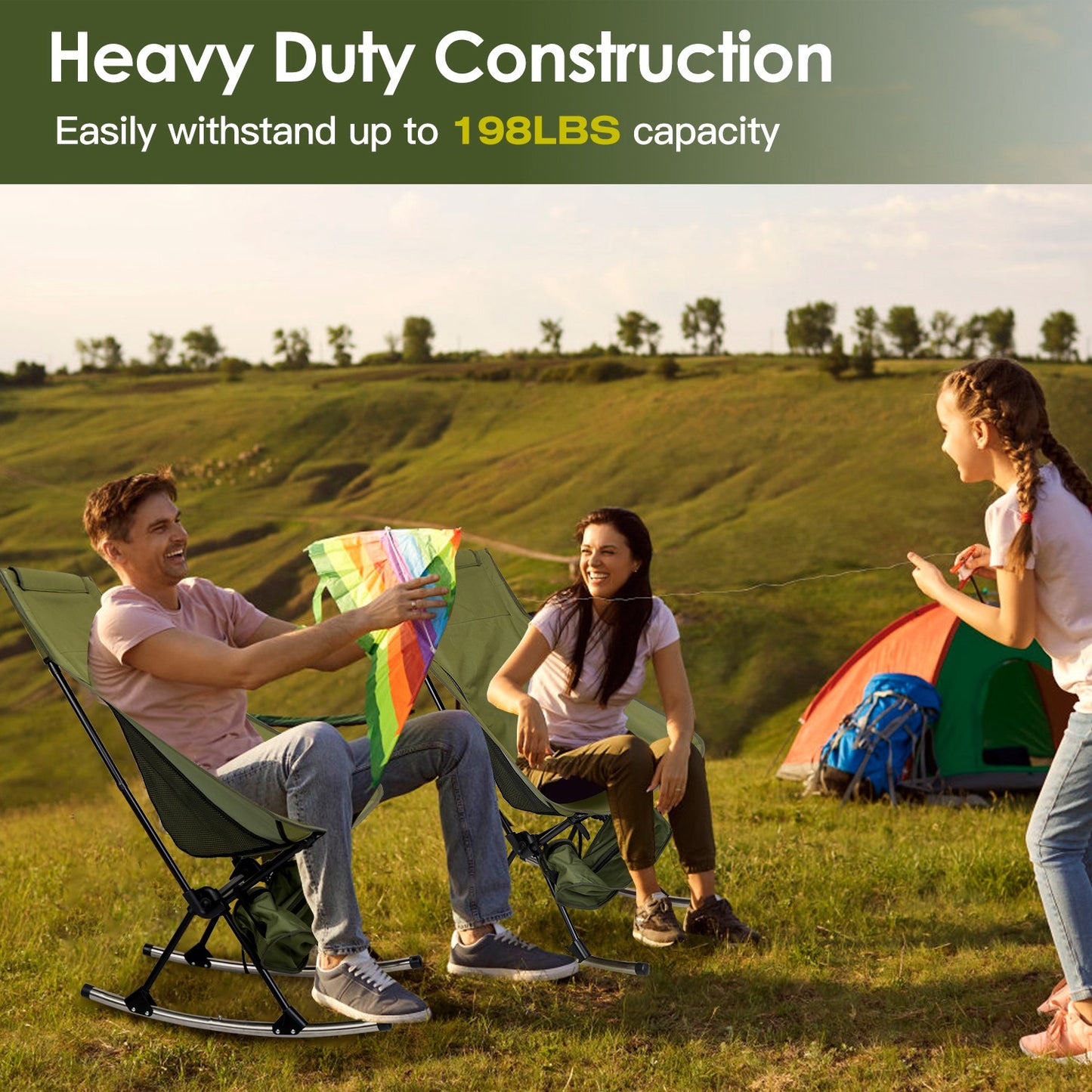 The Nomad Rocker | Portable Folding Chair