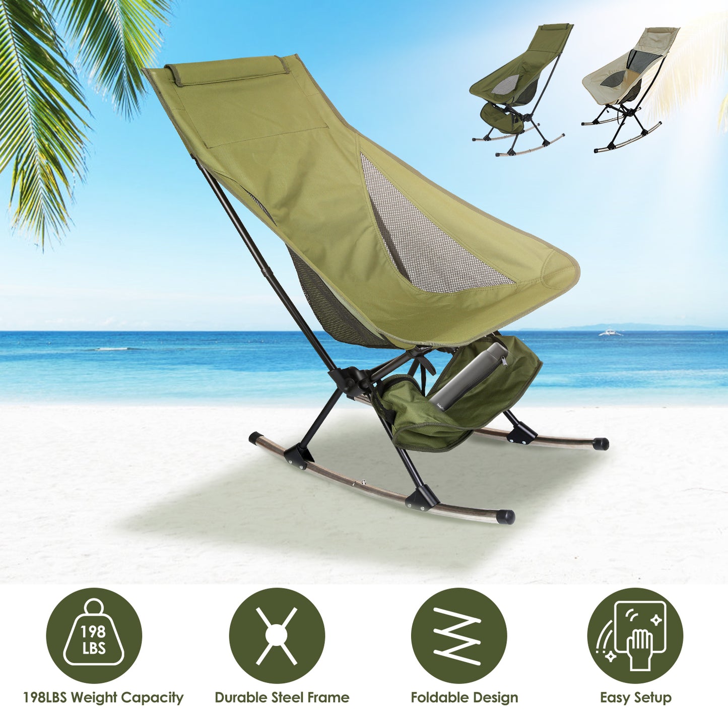 The Nomad Rocker | Portable Folding Chair