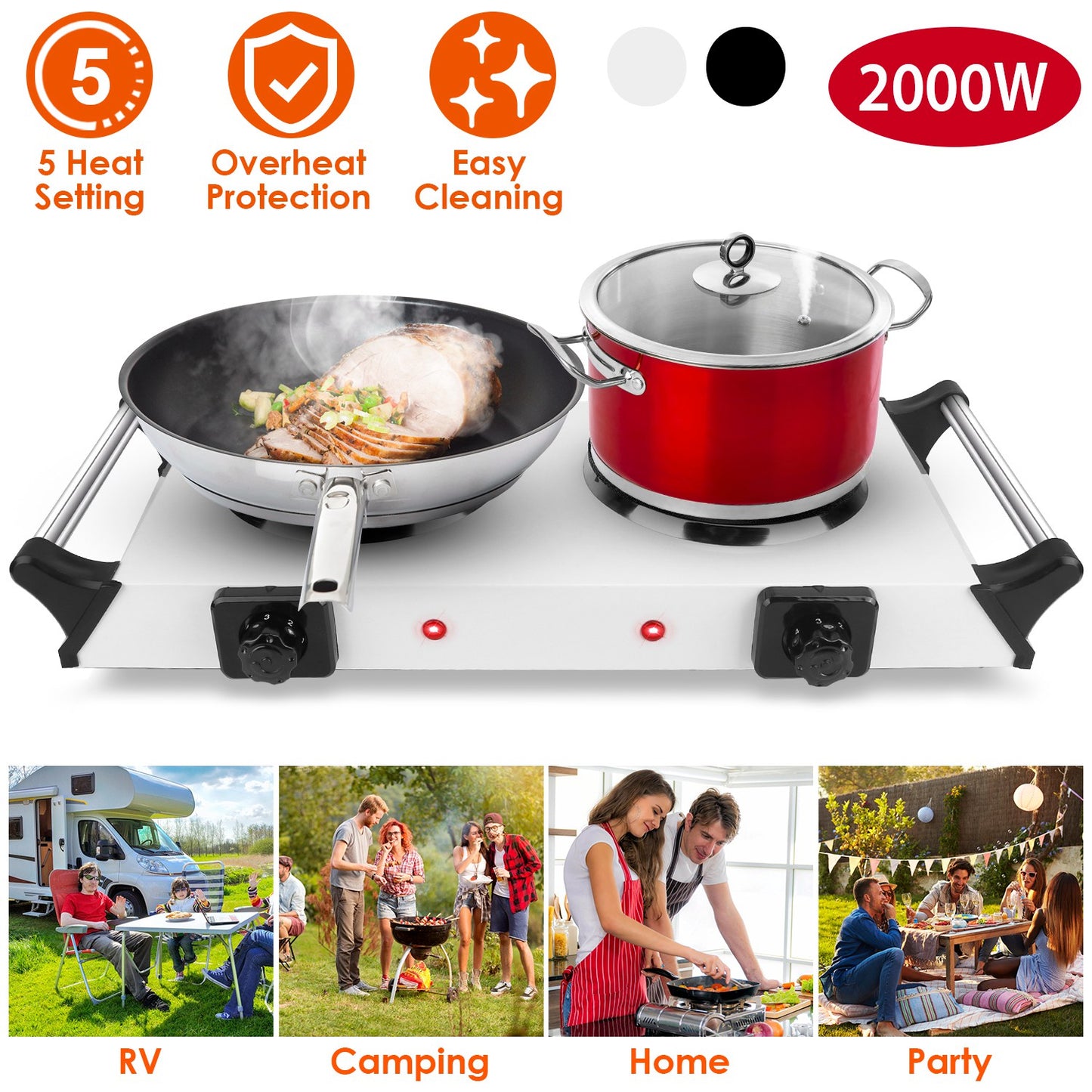 Nexus Dual Burner Hot Plate