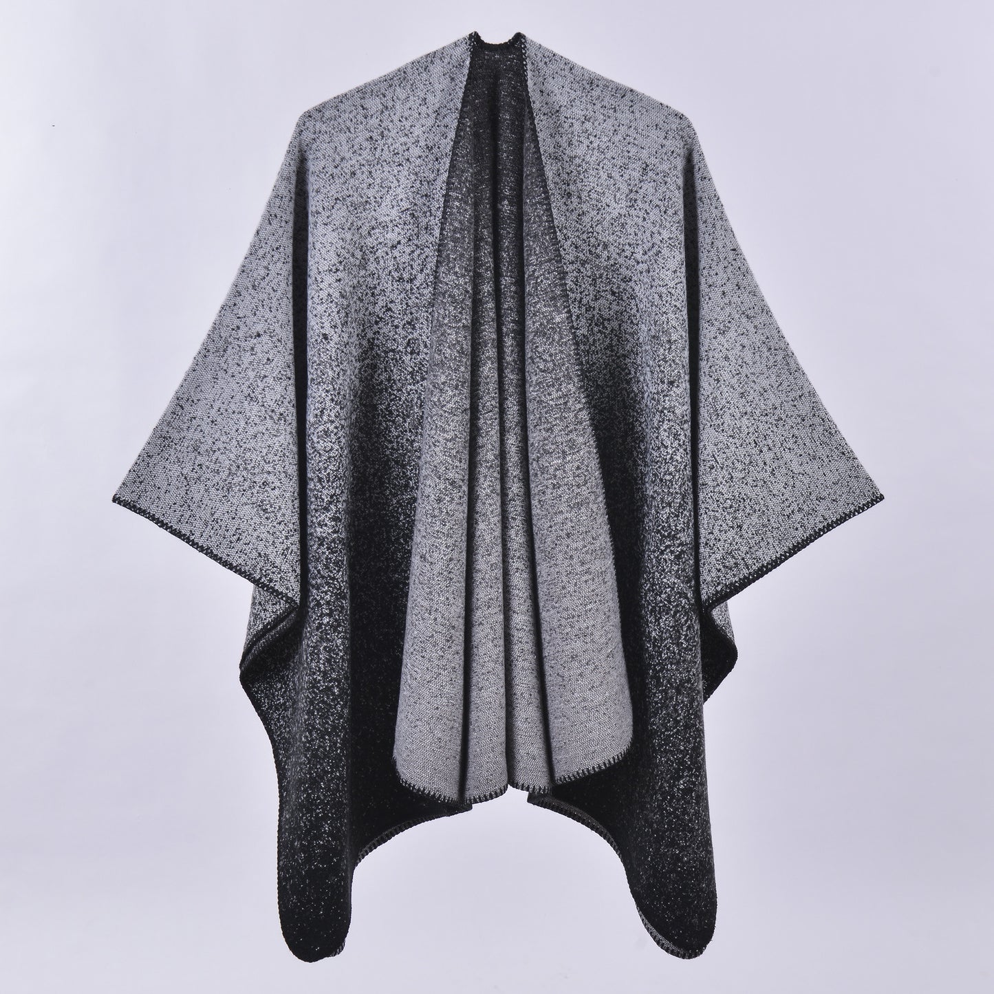 Women's Oversized Plaid Floral Patterned Shawl