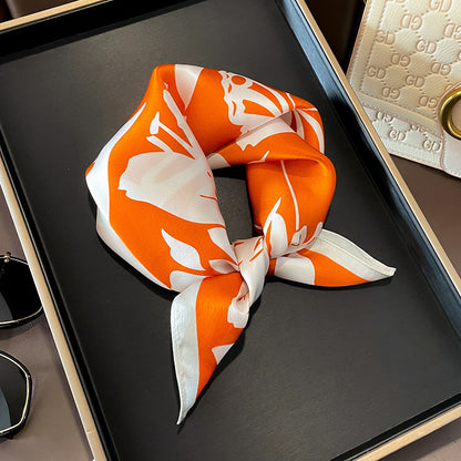 100% Mulberry Silk Versatile Square Scarf