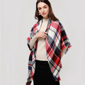 Glencairn Oversized Tartan Shawl with Tassel Detail