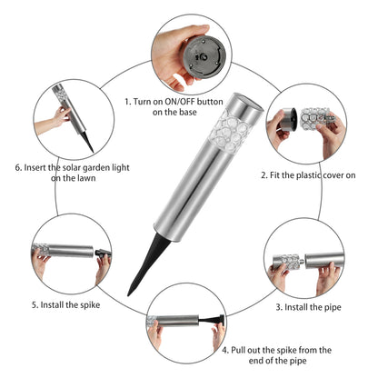 Aura Solar Path Lights - Set of 6