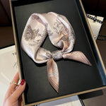 100% Mulberry Silk Versatile Square Scarf