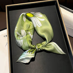 100% Mulberry Silk Versatile Square Scarf