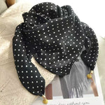 The Magnetic Clasp Square Scarf | Premium Fiber Blend