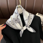 100% Mulberry Silk Versatile Square Scarf