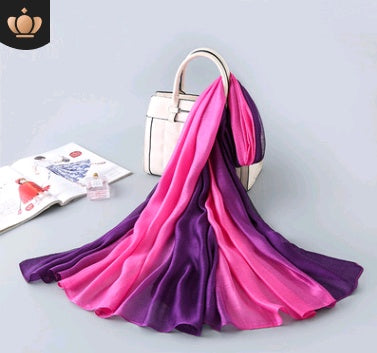 100% Mulberry Silk Gradient Shawl