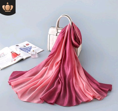 100% Mulberry Silk Gradient Shawl