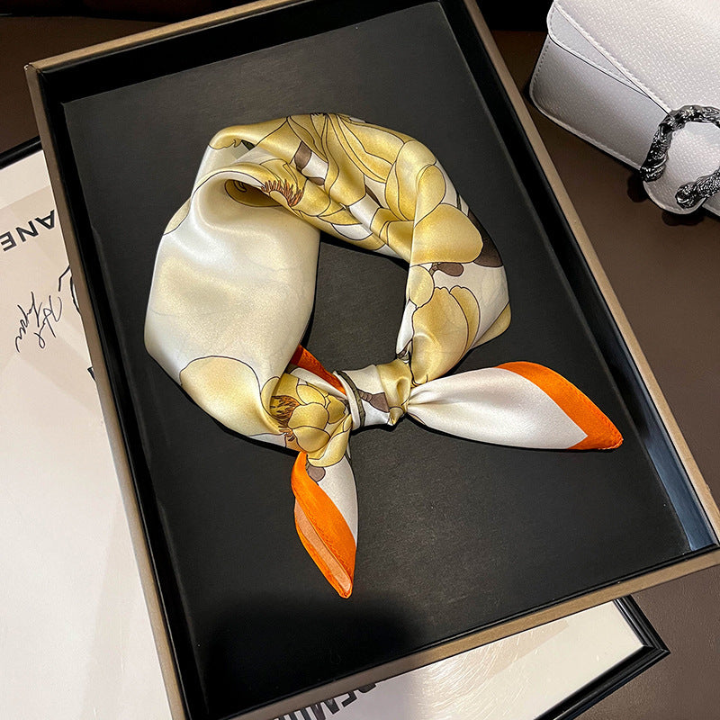 100% Mulberry Silk Versatile Square Scarf