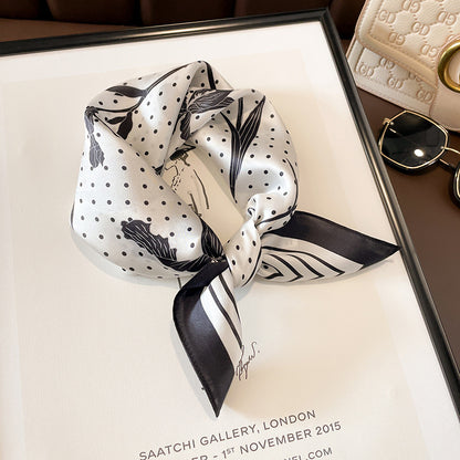 100% Mulberry Silk Versatile Square Scarf