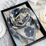 The Magnetic Clasp Square Scarf | Premium Fiber Blend