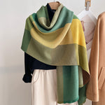 Premium Cotton Multicolor Crinkled All-Season Shawl Wrap