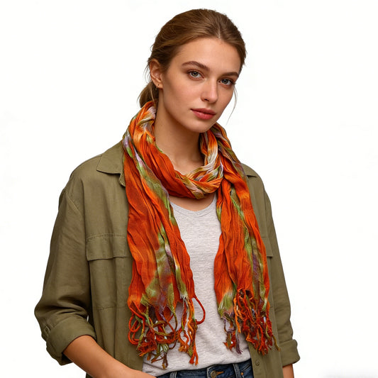 Aura Wrinkle-Resistant Scarf in Premium Fiber Blend