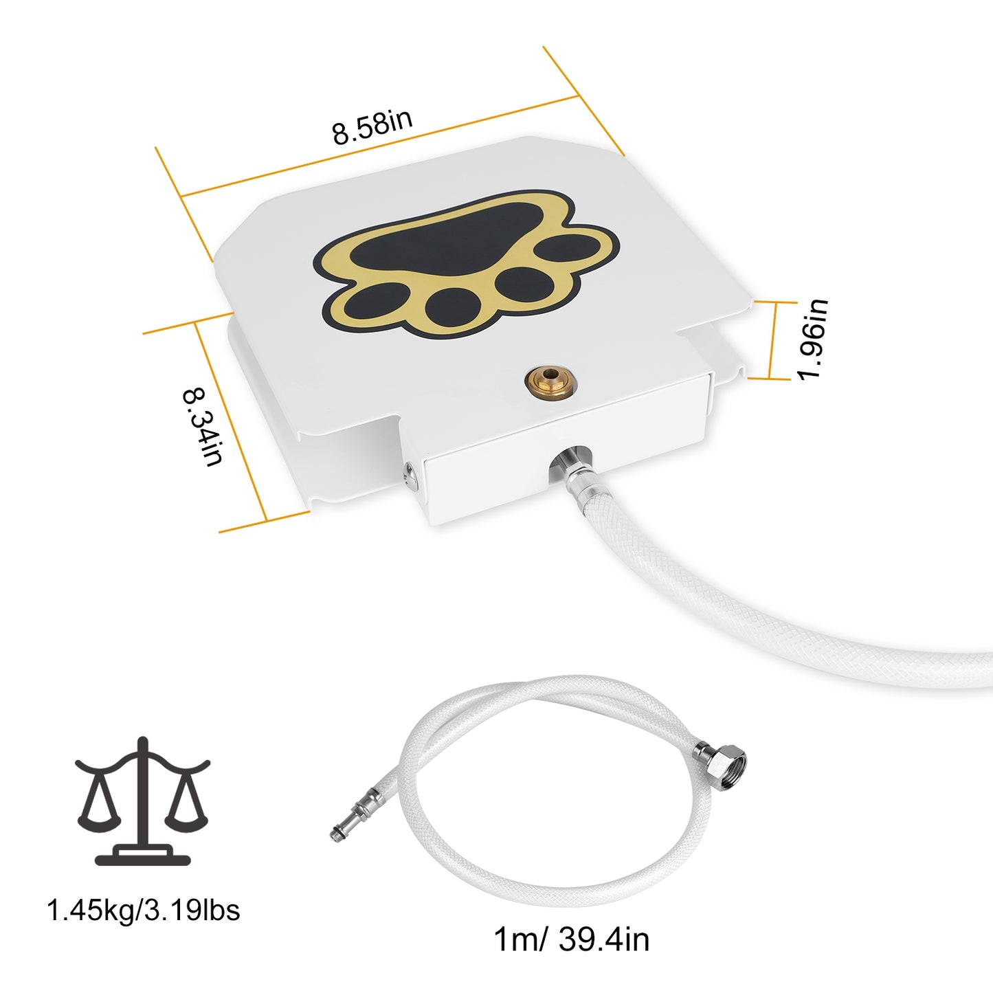 Paw Pedal Pet Water Fountain