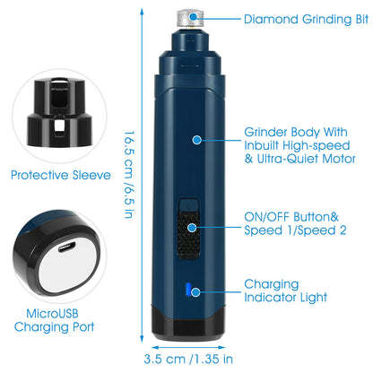 The Calm Claw | USB Rechargeable Pet Nail Grinder