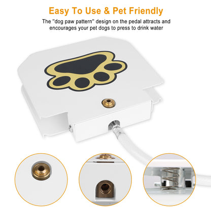 Paw Pedal Pet Water Fountain