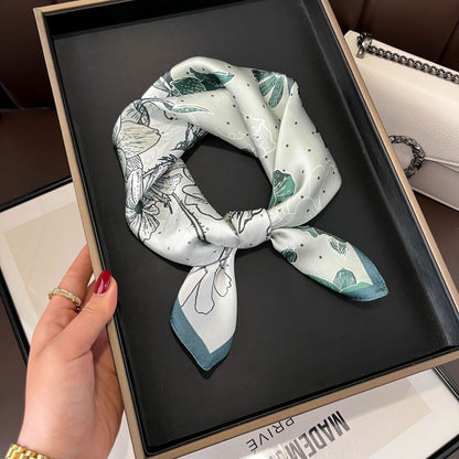 100% Mulberry Silk Versatile Square Scarf