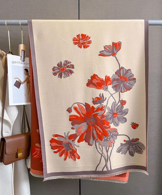 Women's Reversible & Warm Cotton Scarf