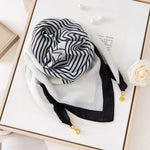 The Magnetic Clasp Square Scarf | Premium Fiber Blend