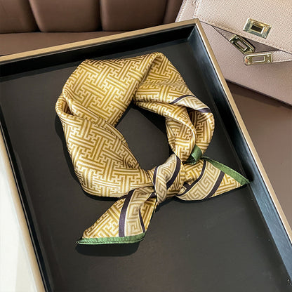100% Mulberry Silk Versatile Square Scarf