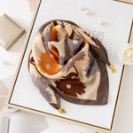 The Magnetic Clasp Square Scarf | Premium Fiber Blend