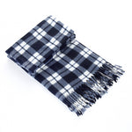 Women's Plaid Velvet Scarf