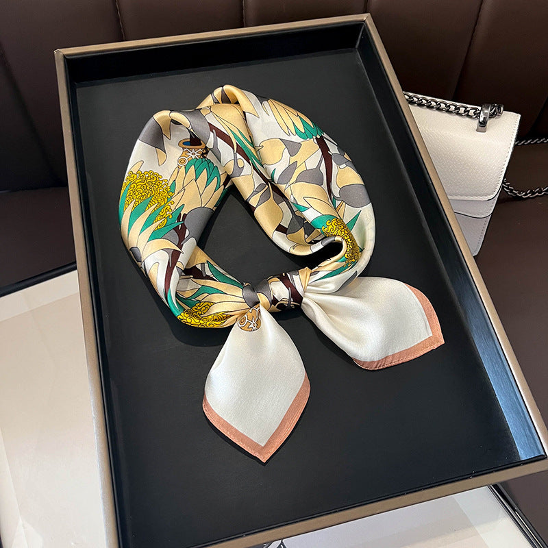 100% Mulberry Silk Versatile Square Scarf