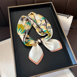 100% Mulberry Silk Versatile Square Scarf