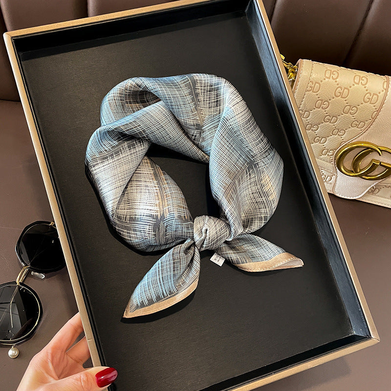 100% Mulberry Silk Versatile Square Scarf