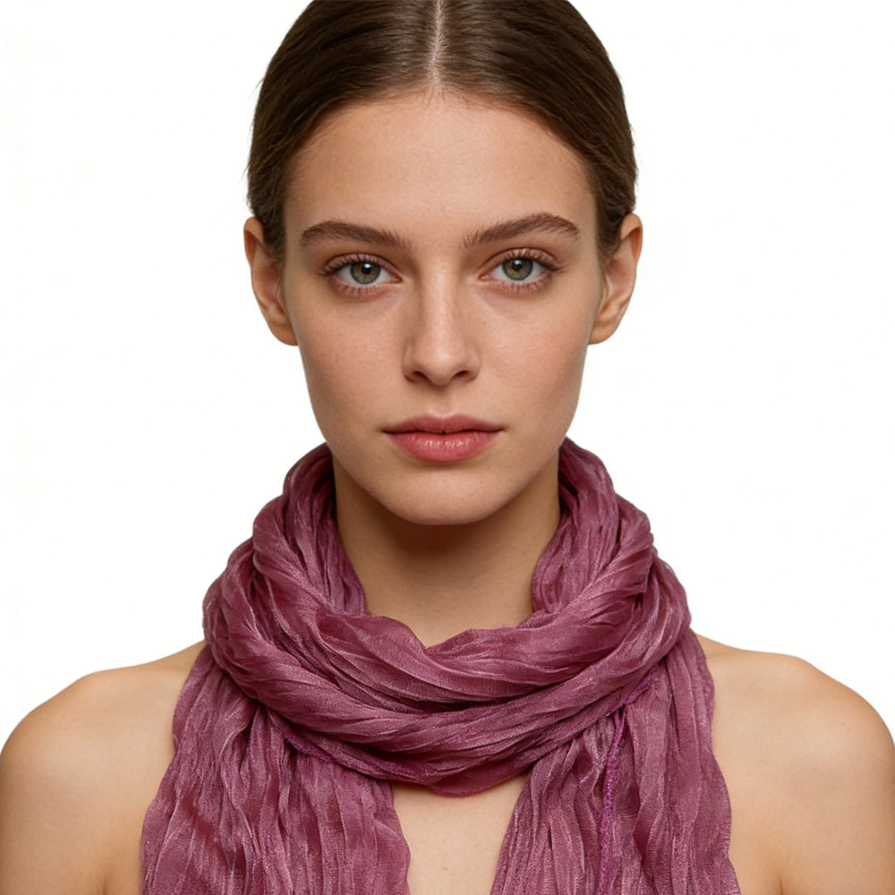 Aura Skinny Scarf | Premium Fiber Blend | Minimalist Layer