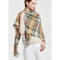 The Glencairn Oversized Cashmere-Blend Tartan Wrap