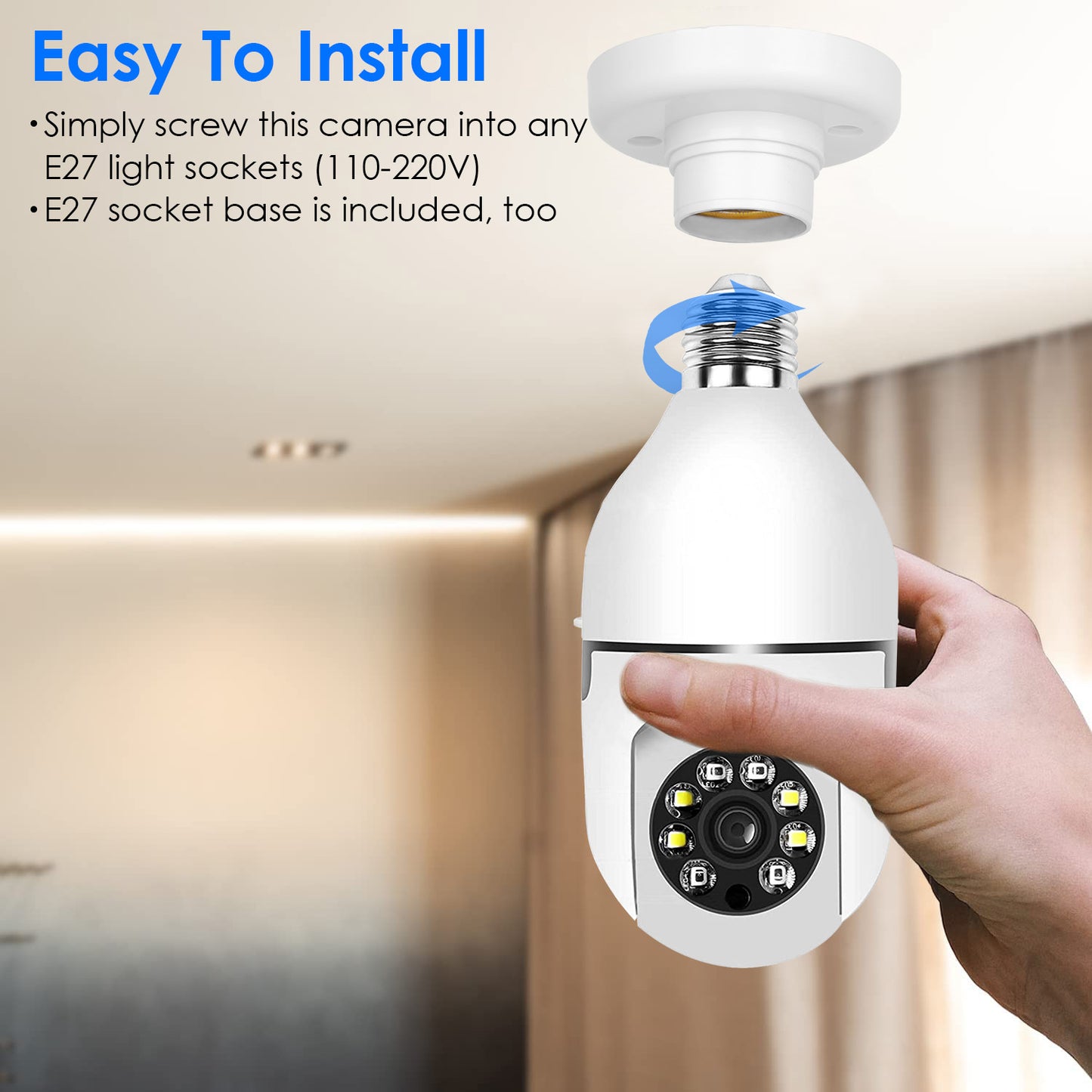 Aura Smart Light Socket Camera