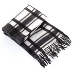 Women's Plaid Velvet Scarf