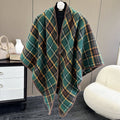 Soft-touch Windproof Wrap for Women in Solid & Plaid Colors