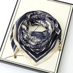 The Magnetic Clasp Square Scarf | Premium Fiber Blend