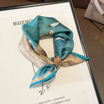 100% Mulberry Silk Versatile Square Scarf